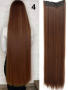 Качествена дълга коса/ цял екстеншън за по-голям обем и дължина, снимка 5