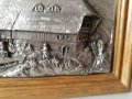 Релефна Оловна Картина Ръчна Изработка Антика , снимка 4