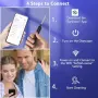 Нова Камера за почистване на уши 1920P HD отоскоп 6 LED 8 накрайника за iOS Android, снимка 5
