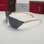 Слънчеви очила Prada Rimless Edition нови, черно и кафяво Унисекс, снимка 2