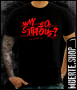 Тениска с щампа WHY SO SERIOUS, снимка 1 - Тениски - 36239623