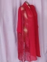 L/2XL Червен дантелен халат/ наметка/, снимка 5