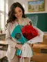 🌹 Оригинален бутиков букет за учителка 👩‍🏫📚 , снимка 3