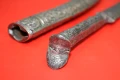 Автентичен Средиземноморски Гръцки сребърен нож кама ятаган, снимка 12