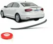 Лип спойлер заден черен пиано лак подходящ за Volkswagen Jetta A6 (2010-2017), снимка 1