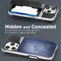 Калъф VENA vCommute за iPhone 16 Pro Max, със слот за карти и стойка - син, снимка 3