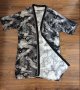 Дамска тънка флорална наметка тип кимоно без колан M-L, снимка 4