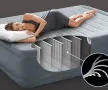 Надуваем матрак с вградена помпа INTEX,152х203х46см, Comfort-Plush Elevated, снимка 3