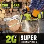 Акумулаторен Верижен Трион 20V DL-CS4011 + 2 Батерии и Зарядно, снимка 6