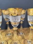 чаши за ракия -  Бохемия - Christina- Versace Gold, снимка 4