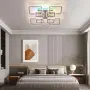 Квадратен LED плафон STCH, 100 W, 56 × 56 × 12 см, с дистанционно, снимка 7