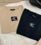памучни тениски с бродирано лого calvin klein , снимка 3