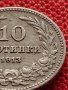 МОНЕТА 10 стотинки 1913г. ЦАРСТВО БЪЛГАРИЯ СТАРА РЯДКА ЗА КОЛЕКЦИОНЕРИ 36247, снимка 3