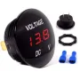 Водоустойчив цифров волтметър DC 12V-24V LED дисплей, снимка 1