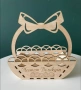 Дървени великденски кошници персонализирани, снимка 3