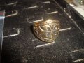 КРАСИВ ОРНАМЕНТИРАН СТОМАНЕН ПРЪСТЕН 6752, снимка 3