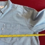 Мъжка синя памучна риза с дълъг ръкав Levi's с деним размер L., снимка 3