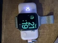 INIU Power Bank за Apple Watch, 5000mAh безжична с вграден кабел и LCD дисплей, лилава, снимка 9