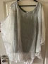 Нова ефирна елегантна универсален размер one size блуза туника блузон тюл , снимка 2