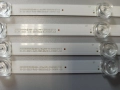 4 бр.LED ленти 30-55-0D23-4x10-1085.65x12.5-210901-1.8 -10 диода 3v 187mm за SAMSUNG UE55AU7172U, снимка 1