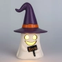 Декорация за Хелоуин / Halloween – призрак с LED светлина, 17 см, полирезин, с батерии_1256073, снимка 1