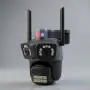 Тройна WiFi камера P21-SP3 3x12MP iCSee 360°,, снимка 1