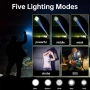 Нов мощен LED фенер 500000 лумена XHP70.2 акумулаторен IP67 USB-C, снимка 4