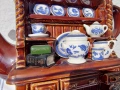 Royal Doulton Blue Willow колекционерски чайник Paul Cardew, снимка 7