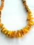 Колиета от естествен масивен кехлибар. Кехлибарена огърлица - 95 броя, снимка 3