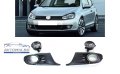 Комплект халогени с решетки и LED крушки, фарове за мъгла за VW Golf 6 VI 2009+, снимка 1 - Аксесоари и консумативи - 41951632