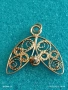 Винтидж сребърен филигранен медальон майсторска ръчна изработка 34295, снимка 4