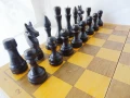 Стар дървен шах в пълен коплект, снимка 7