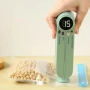 Мини вакуумна машина 3-в-1 – Безжичен уред за вакуумиране, запечатване и надуване (Зелен), снимка 6