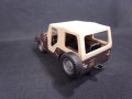1/24 СТАРА РЕТРО МЕТАЛНА КОЛИЧКА МАЩАБЕН МОДЕЛ JEEP INTERNATIONAL POLISTIL ITALY, снимка 3
