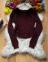 Къс пуловер, снимка 1 - Блузи с дълъг ръкав и пуловери - 34445531