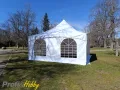 Островърха шатра за събития 6 х 6 м 480 см височина, снимка 2