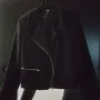Черно дамско яке с цип , снимка 1