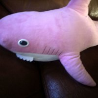 Плюшена акула,около 60 см., снимка 5 - Плюшени играчки - 44099018