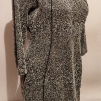 Зимна рокля с кожени елементи H&M р-р М, снимка 6 - Рокли - 39226611