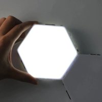Квантова светодиодна шестоъгълна LED лампа 5бр. комплект 12W, снимка 2 - Друга електроника - 41371508