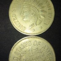 Продавам Американски долари монети - имитация, снимка 10 - Нумизматика и бонистика - 44417571
