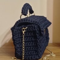 Дамска плетена чанта, снимка 7 - Чанти - 40683914