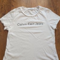 calvin klein jeans - страхотна дамска тениска , снимка 4 - Тениски - 41500218