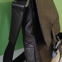 STRELLSON - Мъжкa чантa за през рамо - естествена кожа, снимка 12 - Чанти - 42115160