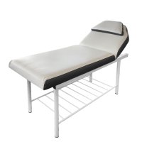 Стационарно метално легло за масаж и козметика KL266, 4 варианта за двуцветна тапицерия, снимка 4 - Кушетки - 41598315