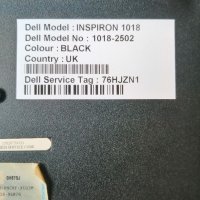 Dell inspiron 1018, снимка 6 - Лаптопи за дома - 41856754