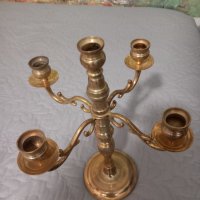 Свещници от месинг., снимка 5 - Антикварни и старинни предмети - 39959717
