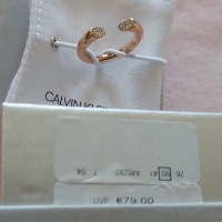 Calvin Klein -нов дамски пръстен от розово злато, снимка 5 - Пръстени - 36039939