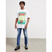 Мъжка тениска DSQUARED RAVED UP бяла XL-3XL, снимка 7 - Пуловери - 26005407