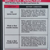Товарна вилка. аналогов тестер за акумулаторни батерии 12, 6V.Battery Tester , снимка 10 - Други инструменти - 39417165